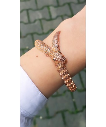 İTHAL YILAN BİLEKLİK ROSE 
