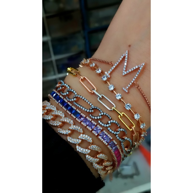 Asansörlü Harf Bileklik 