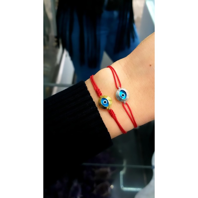 Göz İp Bilekik Beyaz