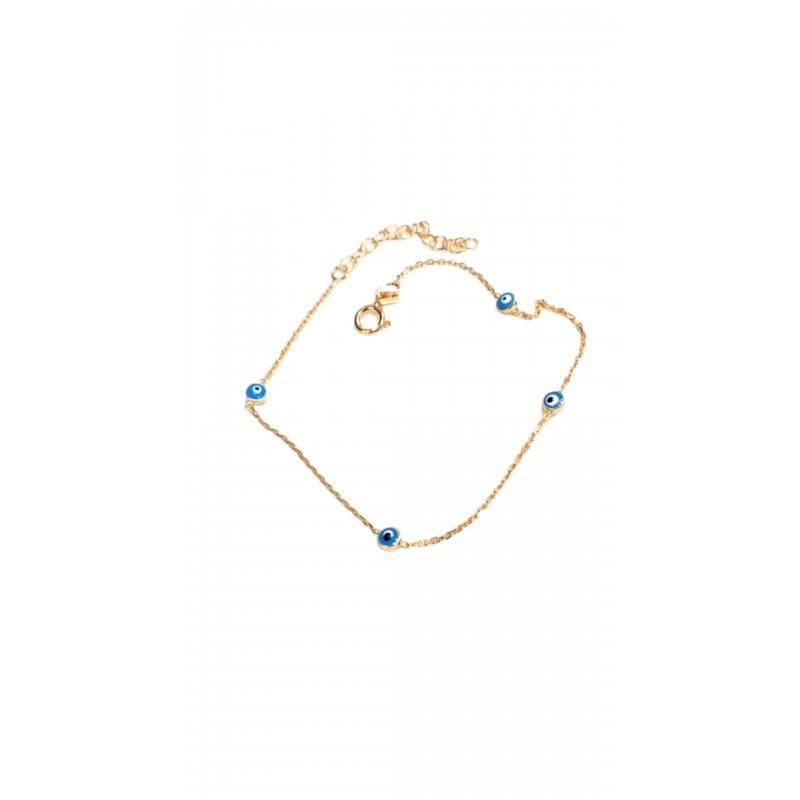 Nazar Boncuklu Zincir Bileklik Rose