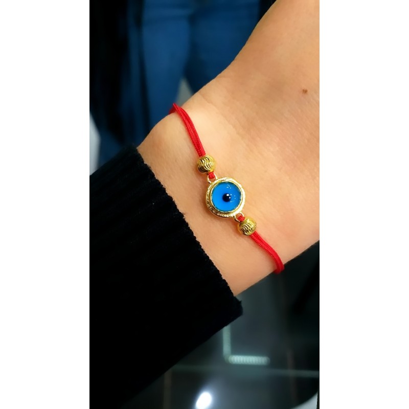 Nazar Boncuklu İp Bileklik 