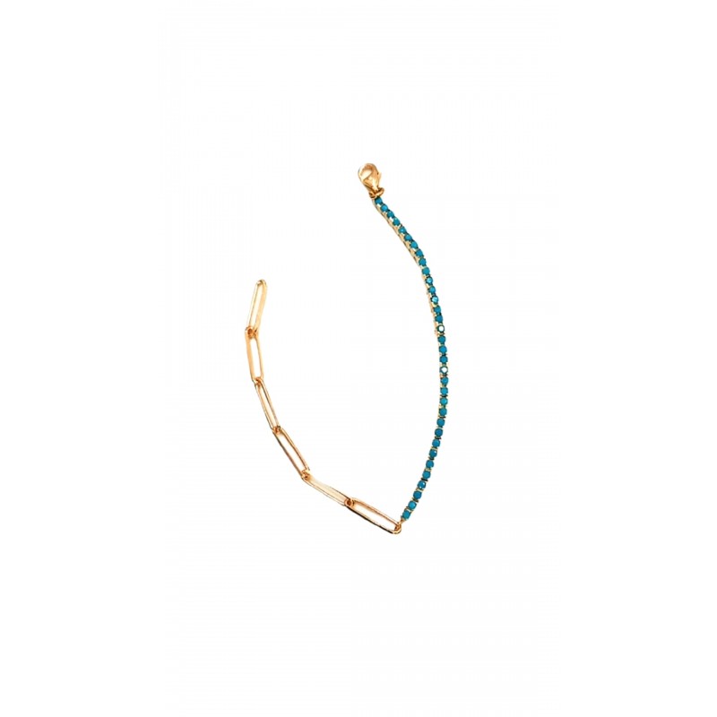 Suyolu Zincir Bileklik Turkuaz 