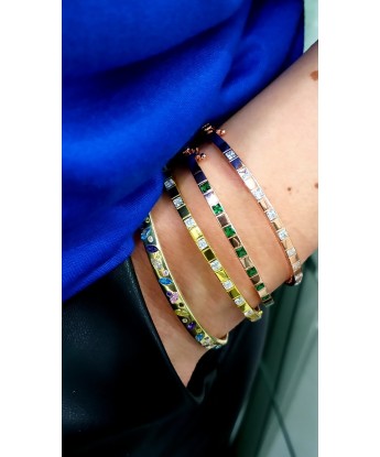 Kelepçe Beyaz Taşlı Rose