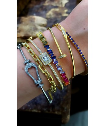 Zincir Bileklik Taşlı Gold 2 