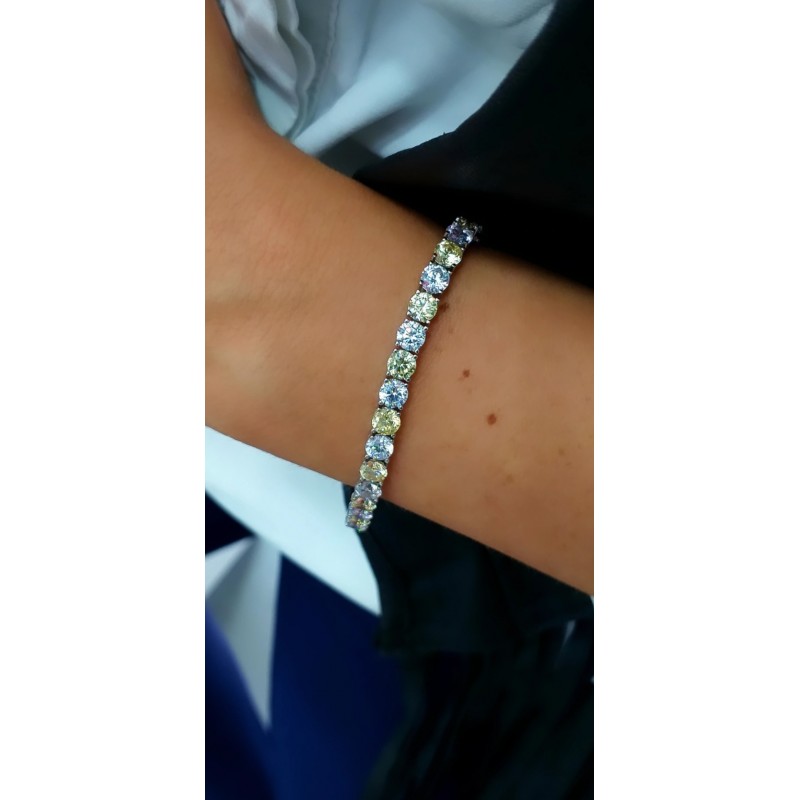 SUYOLU SARI BEYAZ BİLEKLİK 5 MM 