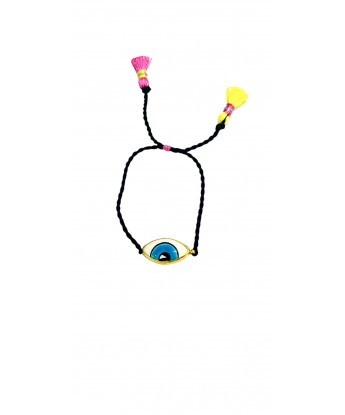 Göz Turkuaz İp Püsküllü Bileklik 