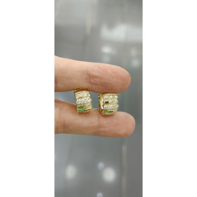 Minimal Kalın Halka Küpe Xuping 