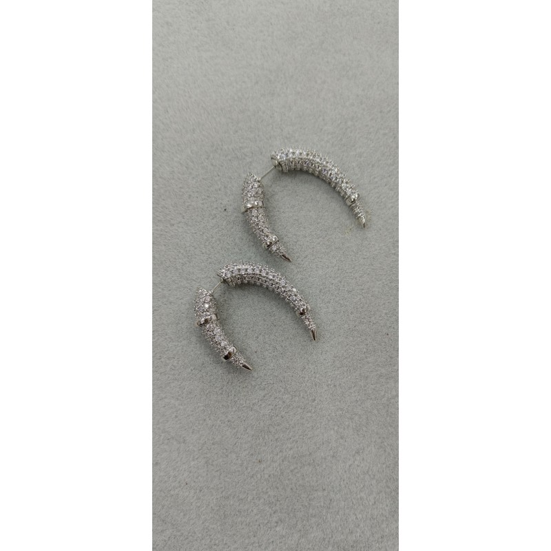 Marka 5 Küpe Beyaz Xuping