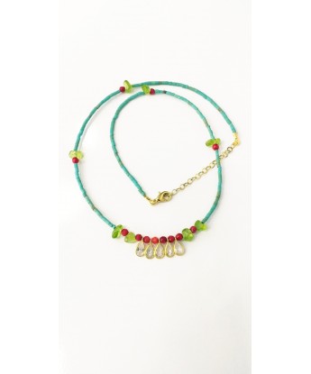 MERCAN KOLYE AFGAN TAŞLI