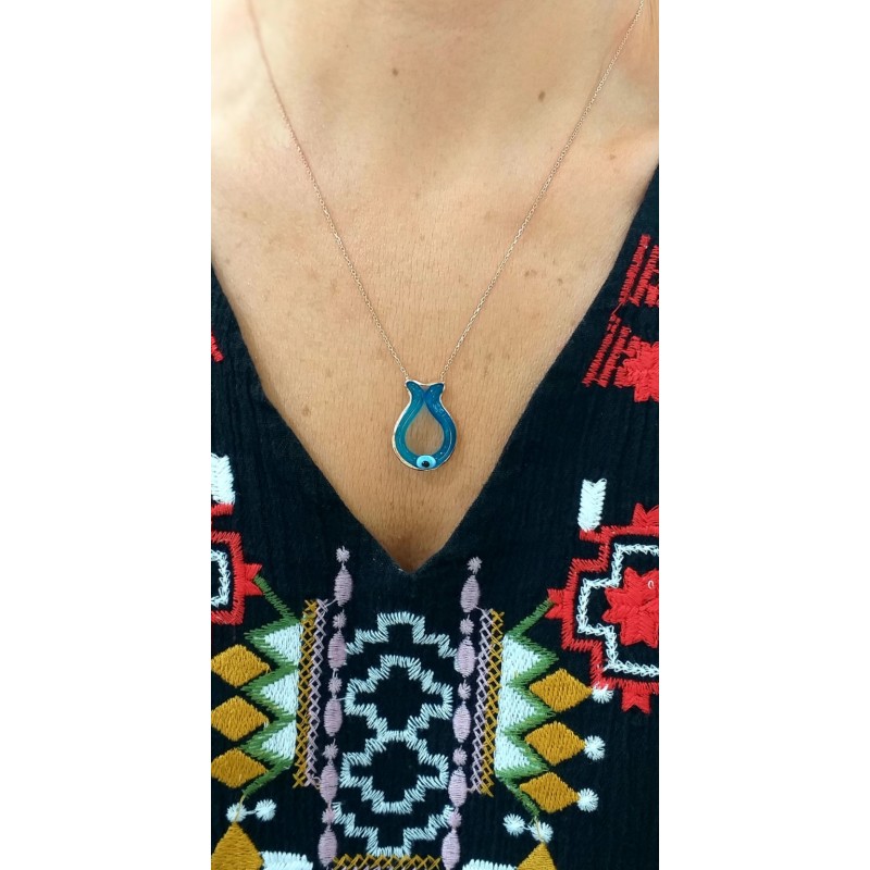 NAZAR BONCUKLU BALIK KOLYE