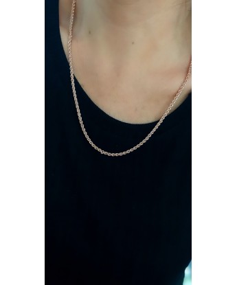 BURGU ZİNCİR KOLYE ROSE 50 CM 