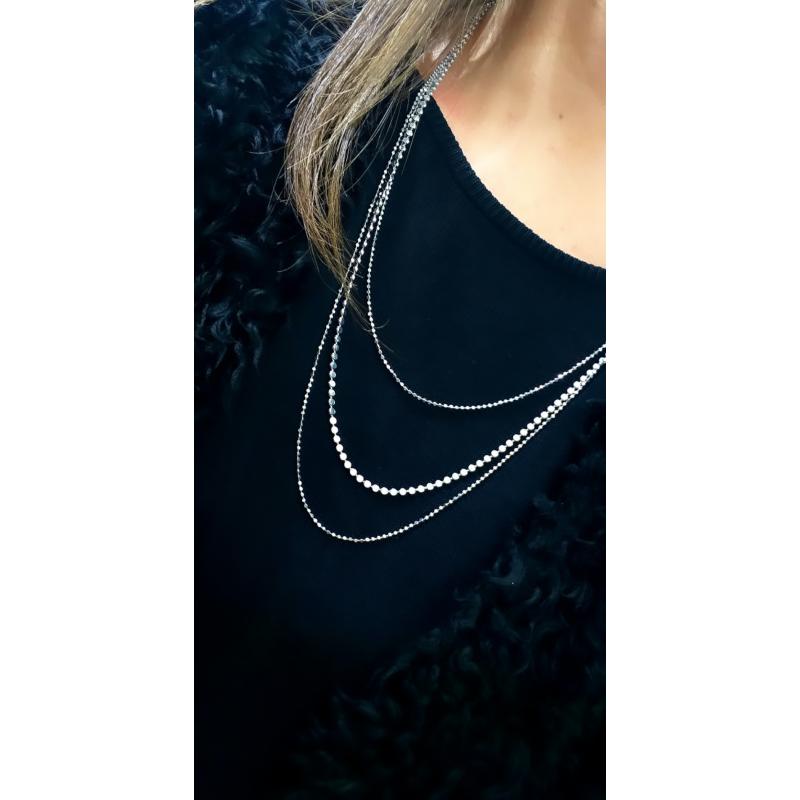 3 LÜ GÜMÜŞ KOLYE