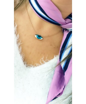 Göz Kolye Turkuaz Orta Boy