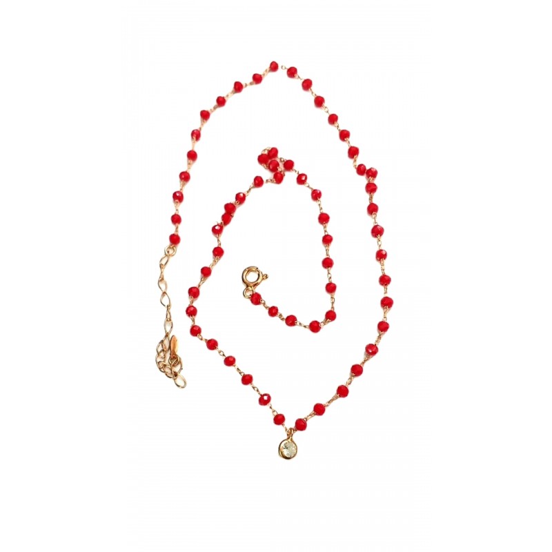 Mercan Kolye Taşlı