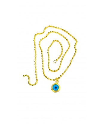 Nazar Boncuklu Topçuklu Kolye