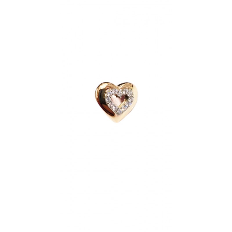 Heart Earrings Stone