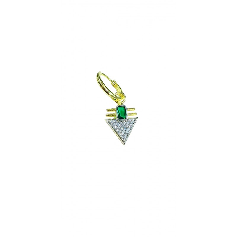 Star Küpe Zümrüt 4